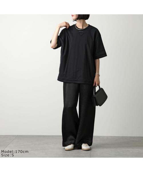 PRADA Tシャツ 135713 240 半袖 中綿入り カットソー セール】プラダ PRADA PRADA Tシャツ 135713 240 半袖 中綿入り