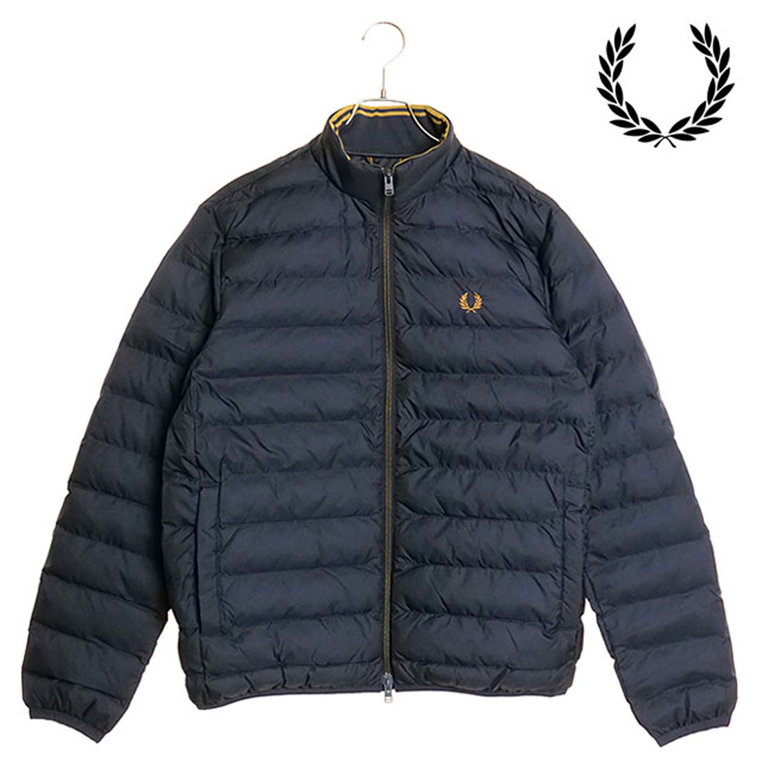 フレッドペリー FRED PERRY INSULATED JACKET NAVY [J4564－608
