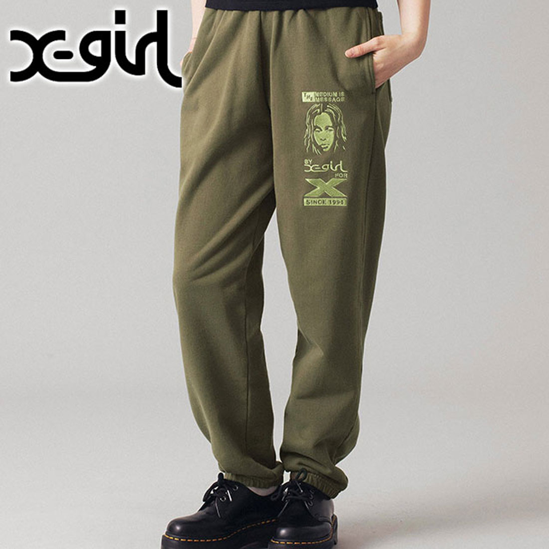 エックスガール X－girl BY X－GIRL FOR X SWEATPANTS ASH