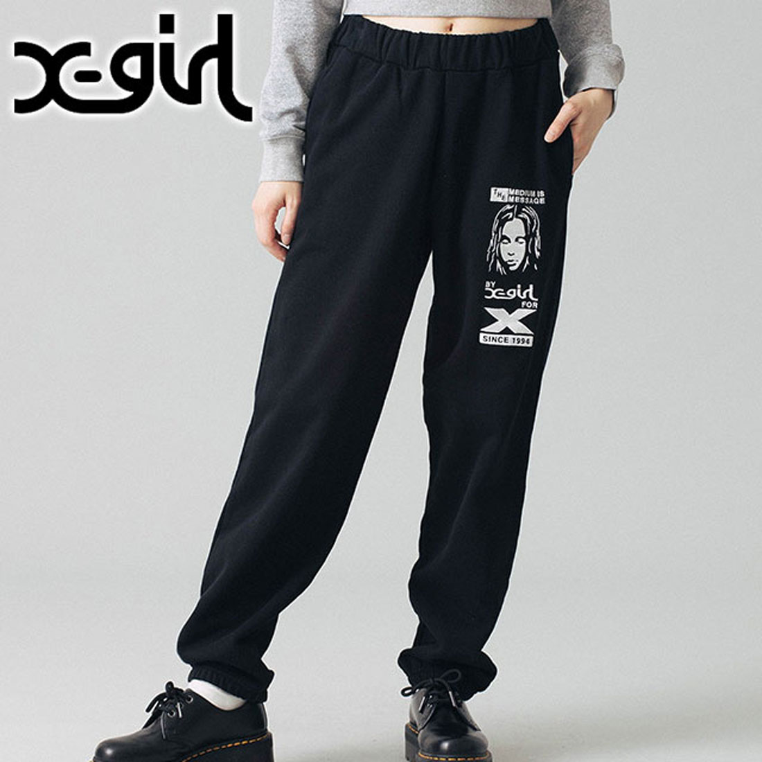 エックスガール X－girl BY X－GIRL FOR X SWEATPANTS ASH