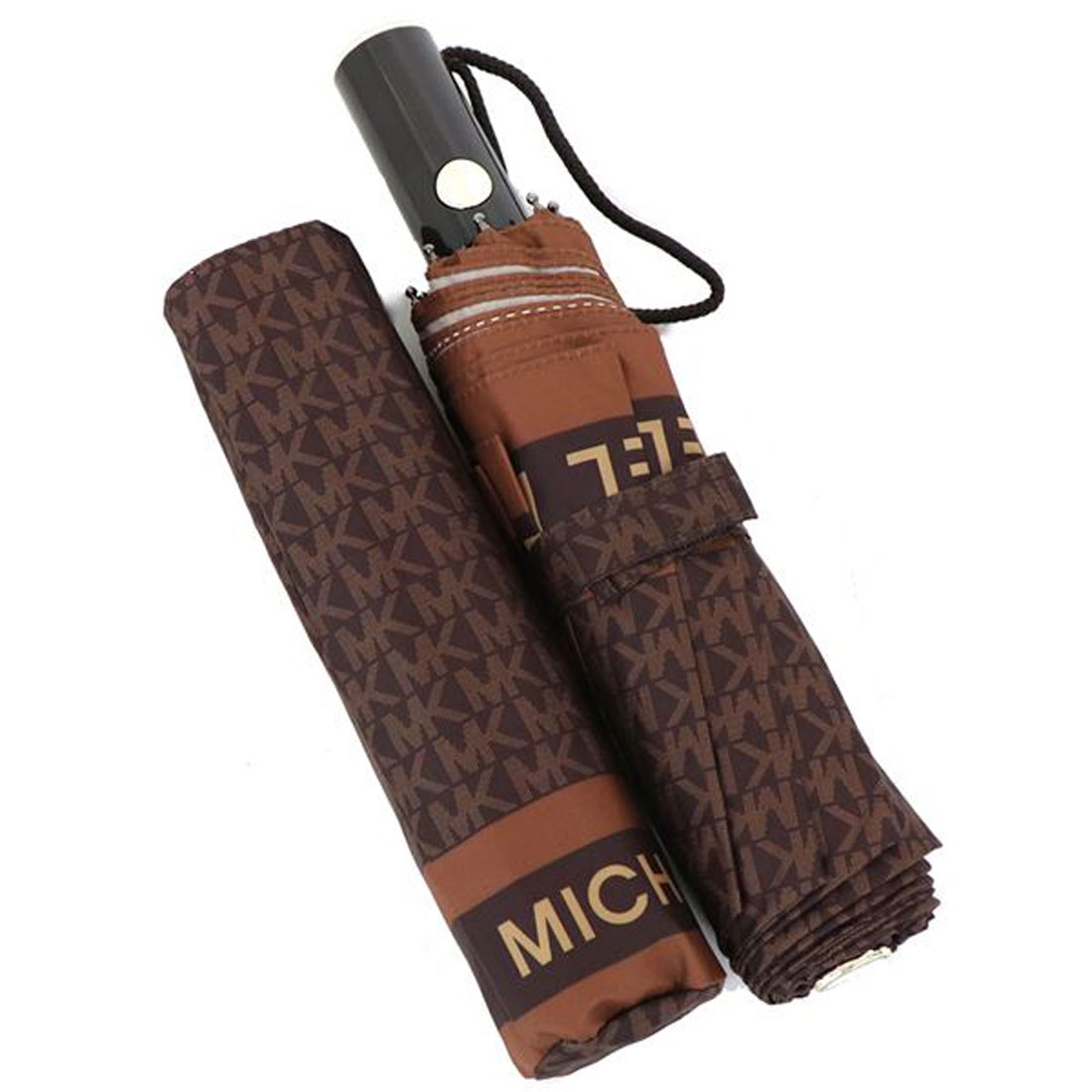 Michael Kors マイケルコース 折りたたみ傘 ワンタッチ傘 バニラ 35f3gtfn4b-brown.jpg