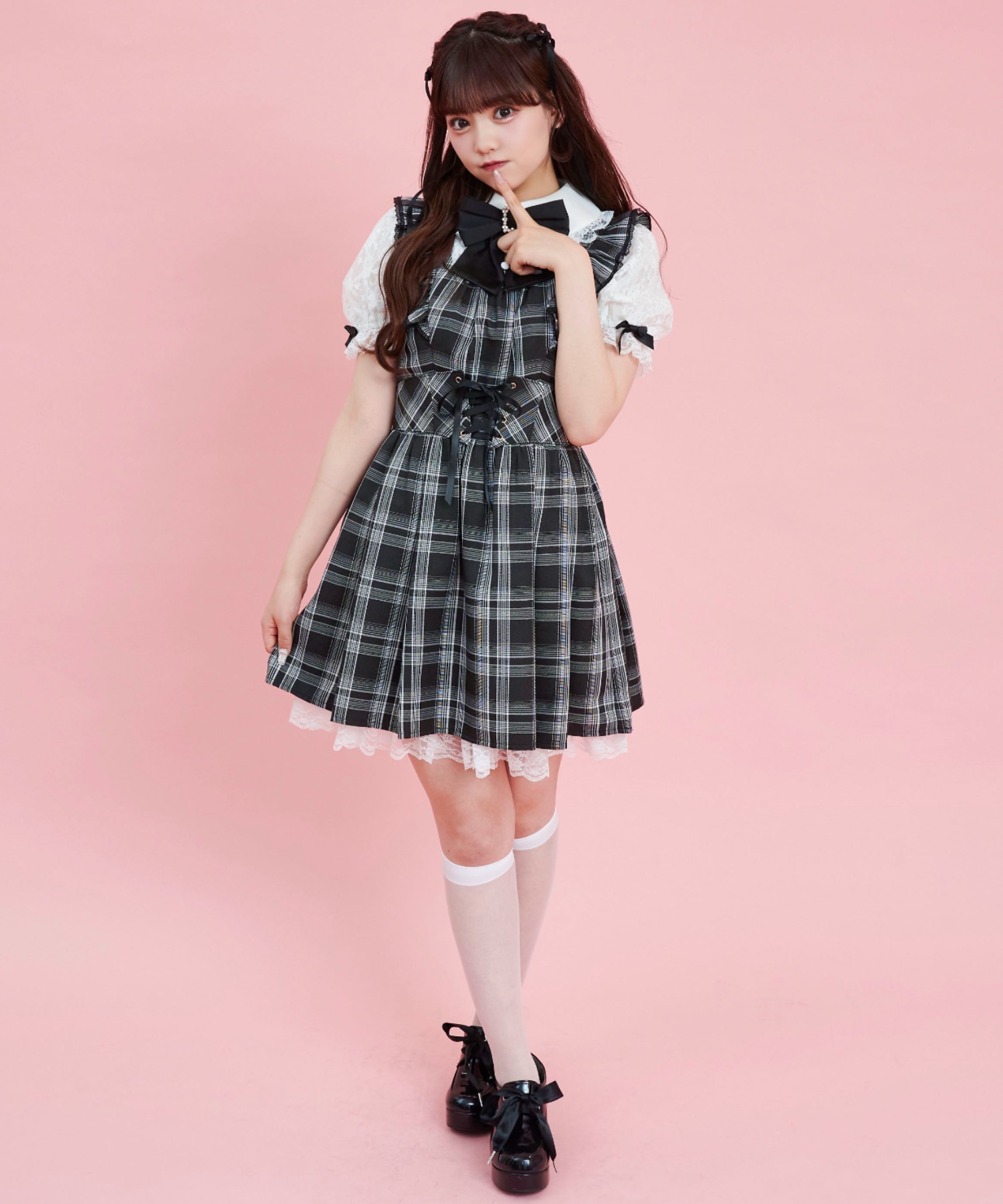 シークレットハニー Secret Honey レース半袖ドッキング