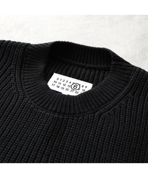 MM6 MARGIELA 黒 セーター 長袖 マルジェラニット