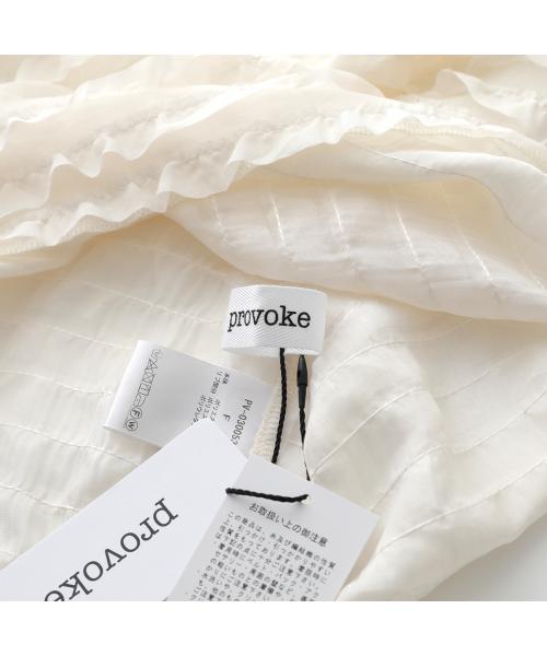 セール 15%OFF】PROVOKE プルオーバー sheer frill pullover PV