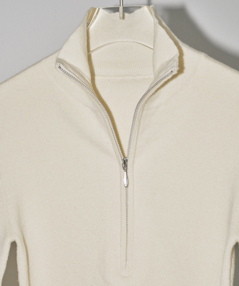 TODAYFUL トゥデイフル Halfzip Rib Knit ハーフジップ
