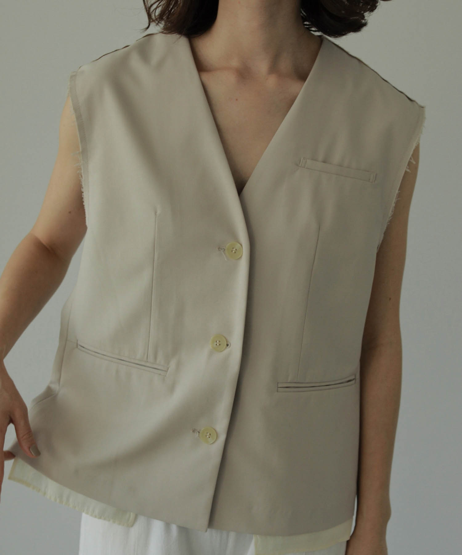 ànuke anuke Cutoff twil vest アンヌーク ANUKE アンヌーク Cutoff Twill Vest 即日発送 : RAPTURE - 通販