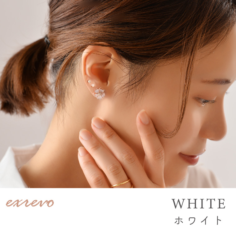エクレボ exrevo ピアス セット 桜 小さめ シンプル 花 フラワー