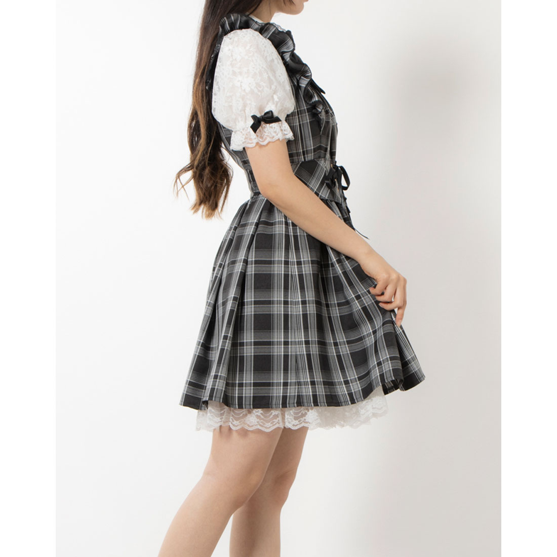 シークレットハニー Secret Honey レース半袖ドッキング