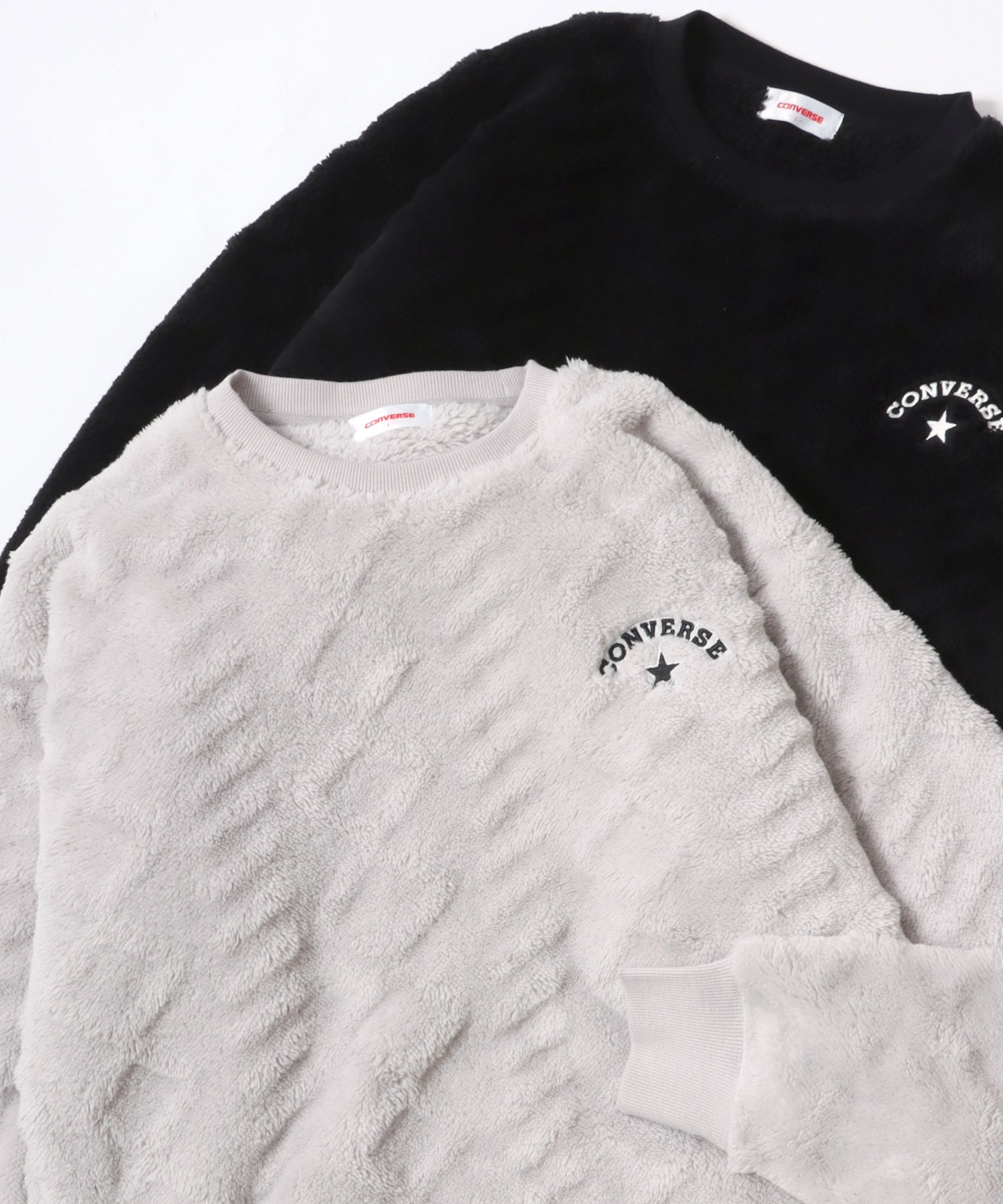 コンバース CONVERSE オーバーサイズ シャギーボア 裏起毛 ワン