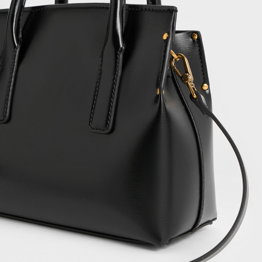 チャールズアンドキース Rene ルネ ストラクチャートートバッグ CHARLES & KEITH Rene ルネ ストラクチャートートバッグ【再入荷