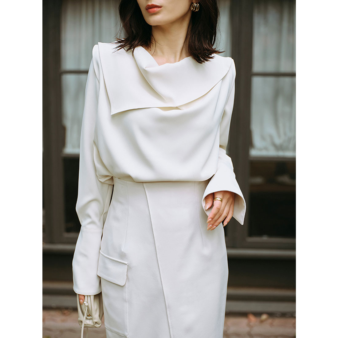 Anuans パティキュラーブラウス パティキュラーブラウス