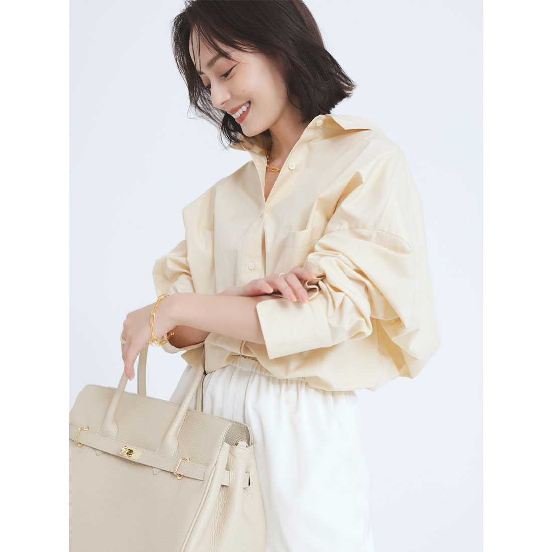 anuans スタンダードシャツ ラベンダー anuans スタンダードシャツ ラベンダー - メルカリ