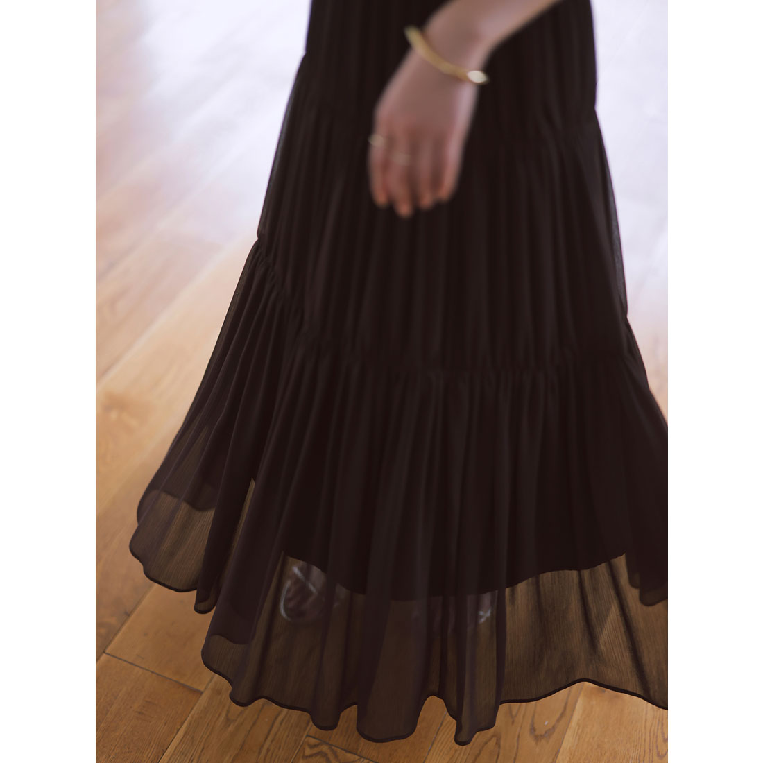 セール 50%OFF】アニュアンス anuans シフォンギャザー