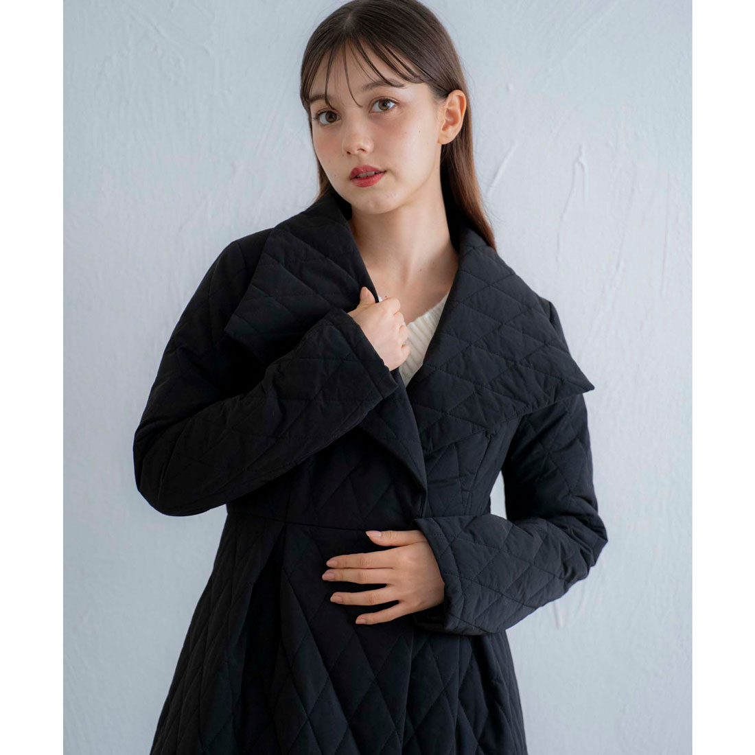 週間売れ筋 Noela ピーコート ブラック ジャケット・アウター