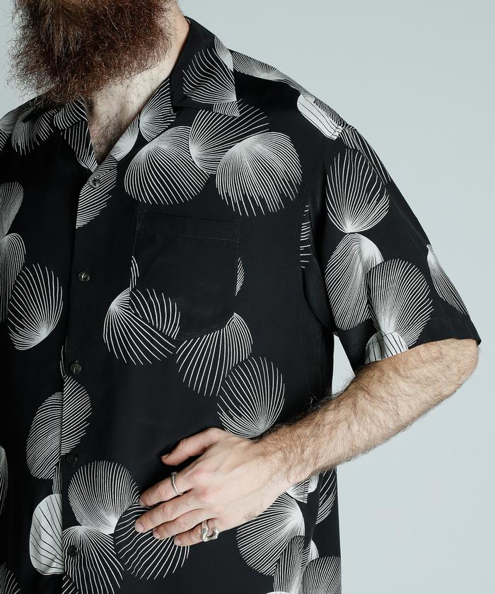 し*た様 ショット PJ ×パイナップルジュース レーヨンシャツ M PJ/×パイナップルジュース/RAYON SHIRT SHELL/レーヨンシャツ