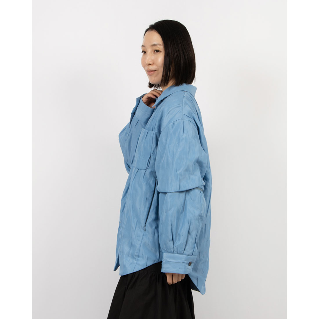 美品✨️CLANE PADDED CRUMPLY SHIRT JACKET 美品】CLANE PADDED CRUMPLY SHIRT JACKET