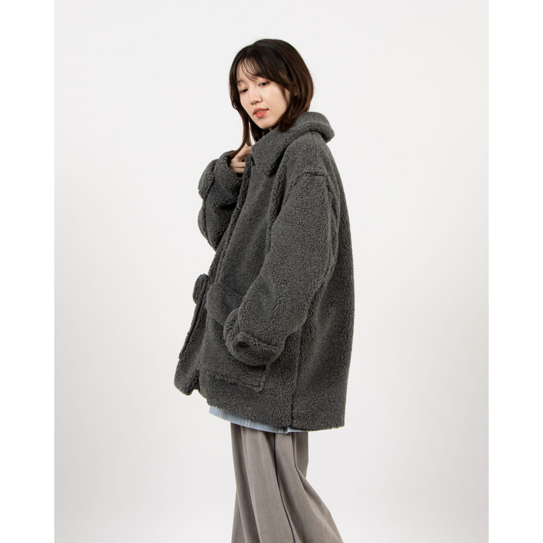 ジャケット・アウター CLANE RIDGE POCKET BOA OVER COAT CLANE RIDGE POCKET BOA OVER COAT クラネ CLANE RIDGE POCKET