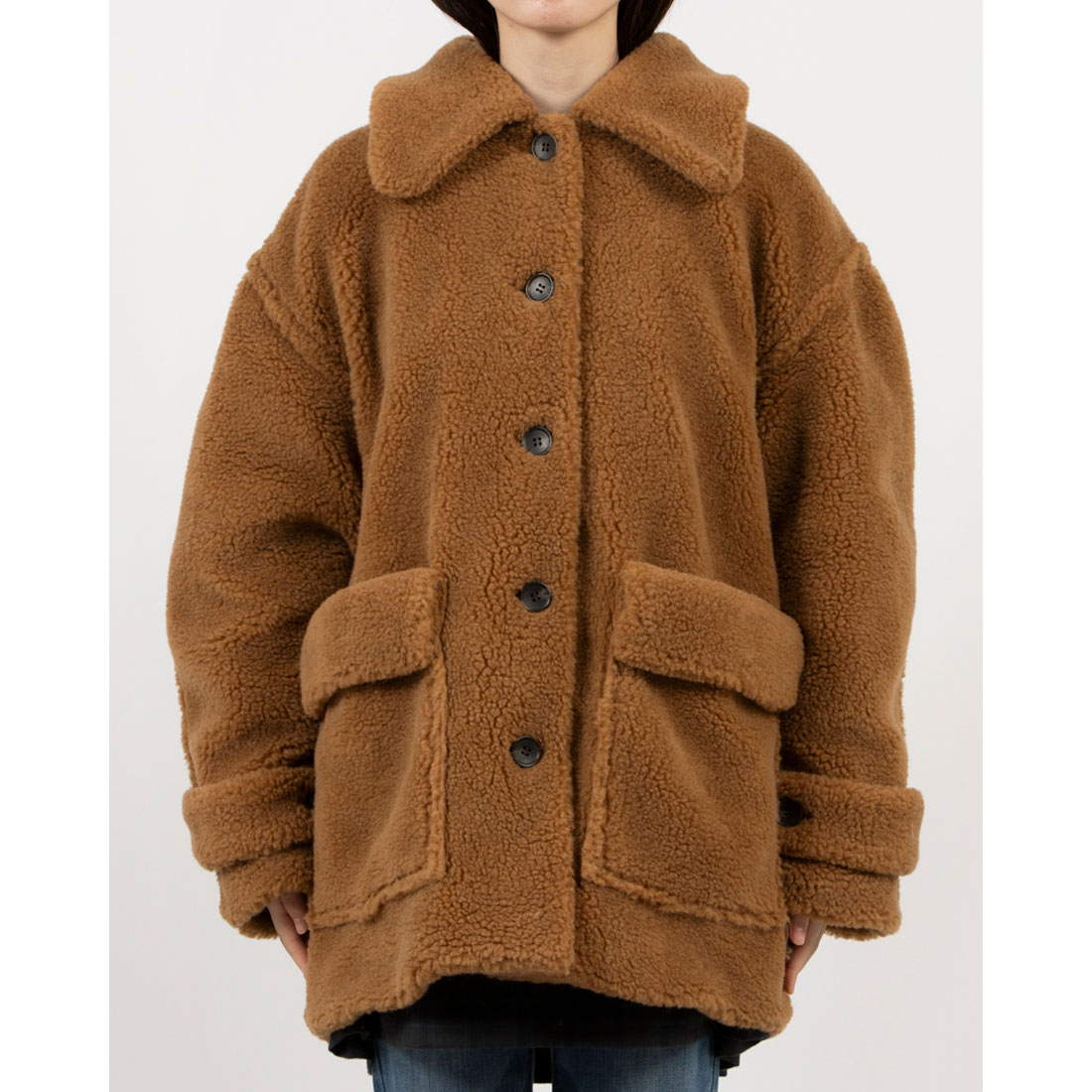 クラネ CLANE RIDGE POCKET BOA OVER COAT(507521691) | クラネ