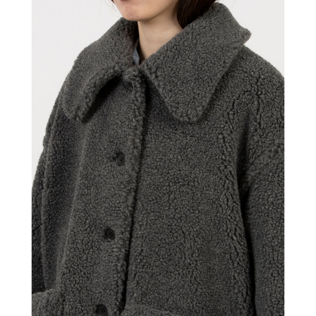 【高額売筋】 クラネ CLANE RIDGE POCKET BOA OVER COAT(507521691) | クラネ ジャケット・アウター