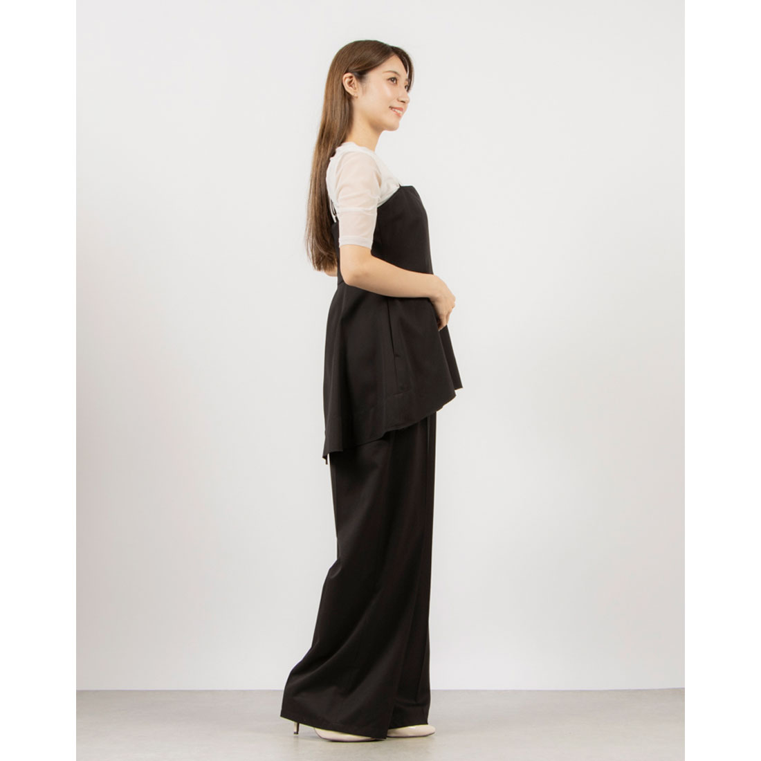 クラネ CLANE PEPLUM BUSTIER ALL IN ONE(507521708) | クラネ