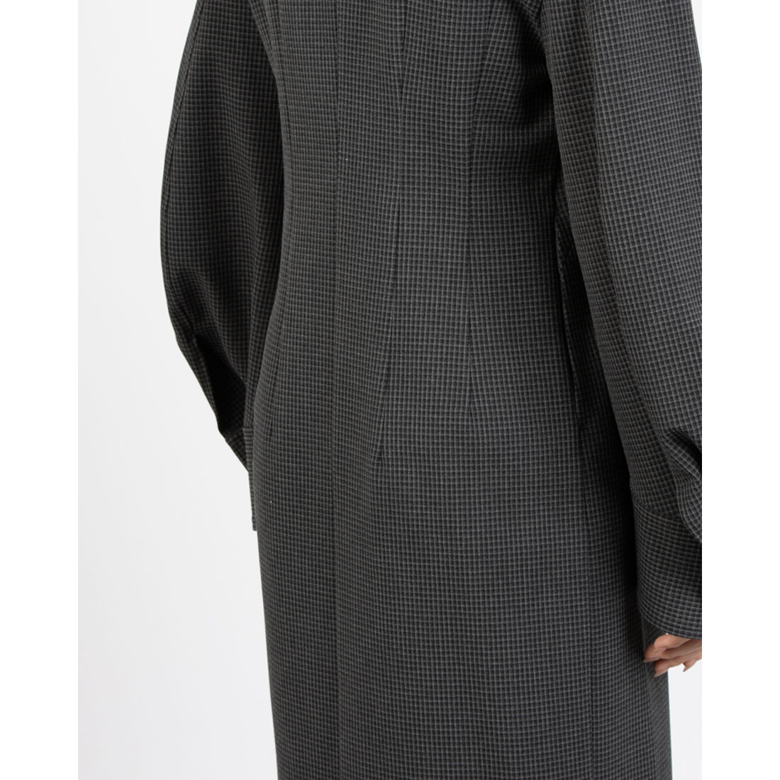 クラネ CLANE POWER SHOULDER CHECK SHIRT ONEPIECE(507546975 クラネ CLANE POWER SHOULDER CHECK SHIRT ONEPIECE(507546975