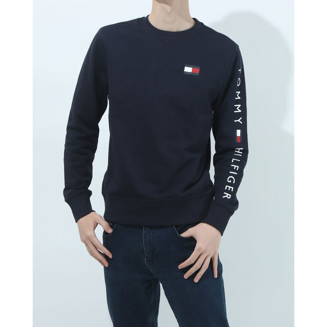 トミー ヒルフィガー ロゴフレンチテリー スウェットパンツ TOMMY HILFIGER トミー ヒルフィガー ワンポイントロゴフレンチ