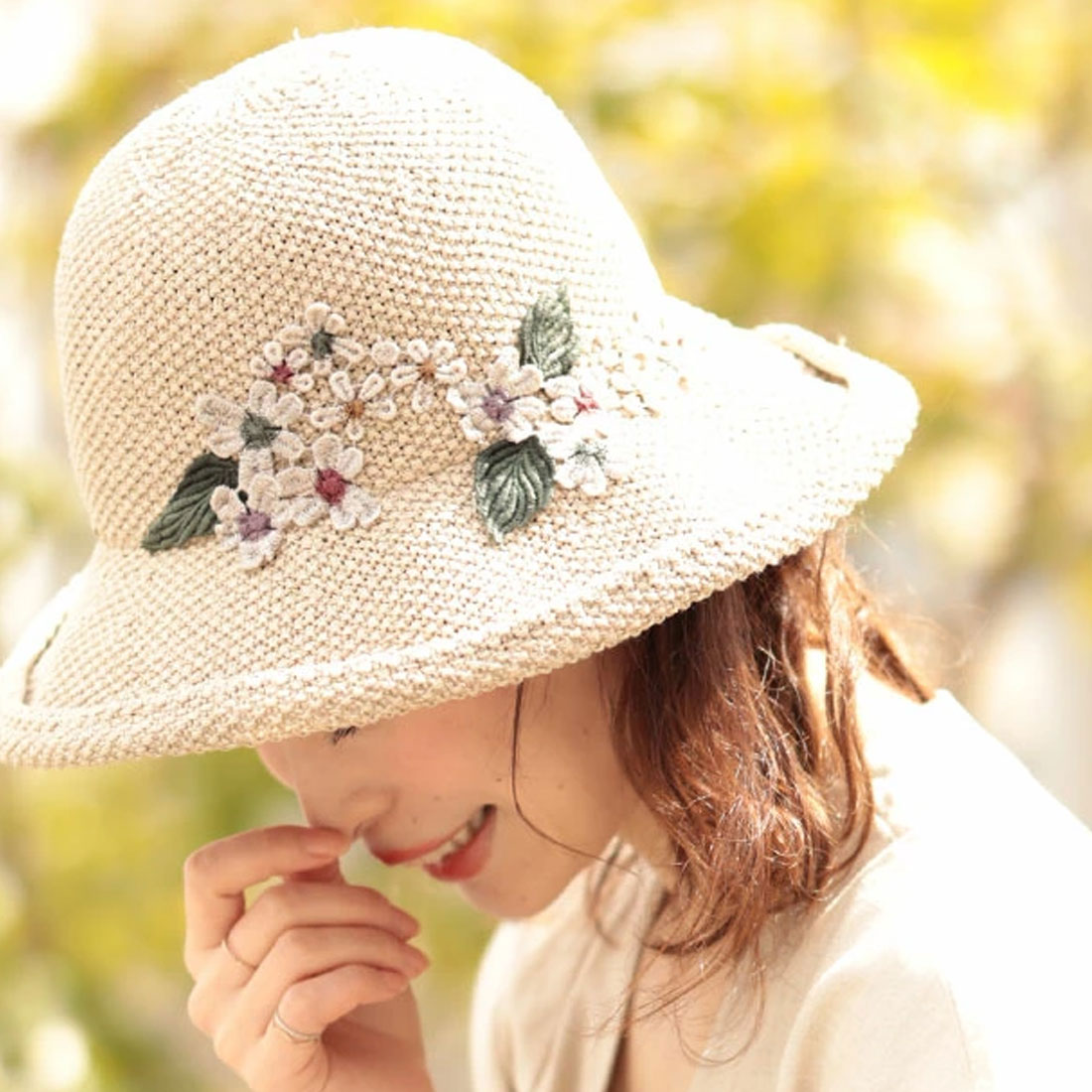 サワアラモード Sawa a la mode レディース 帽子 小物 ベージュ