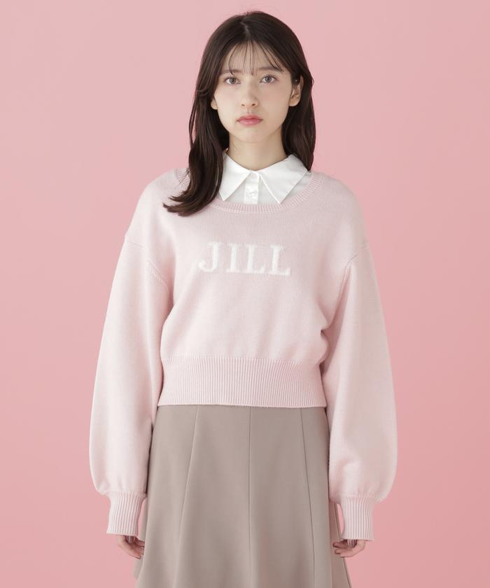 JILL by JILLSTUART バリエーションジャガード ロゴ ニット セール 30%OFF】バリエーションジャガードロゴニット(506269706