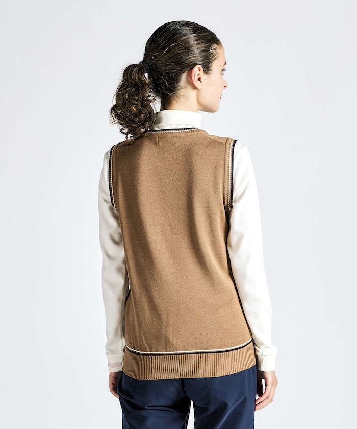 試着☆ペンギンバイマンシングウェア　24AW ドット ボーダージャガードニット Munsingwear - 試着☆ペンギンバイマンシングウェア 24AW ドット