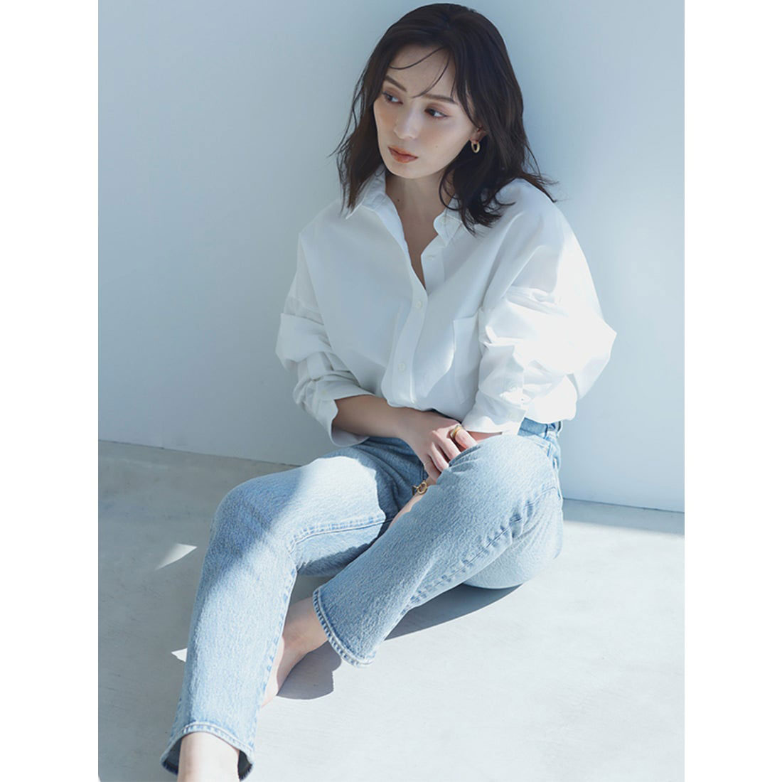 アニュアンス anuans Slim straight denim(507188910) | ア