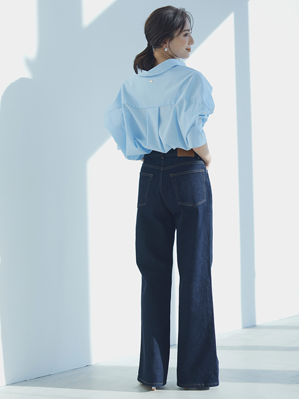 パンツ anuans wide leg denim Wide leg denim