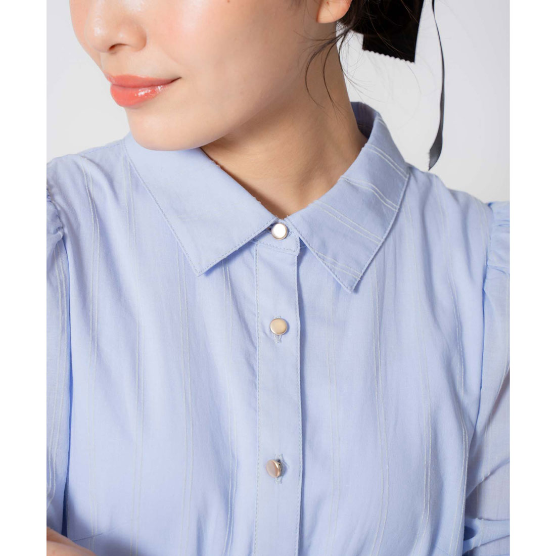 セール 70%OFF】ノエラ Noela フロッキーストライプワンピ