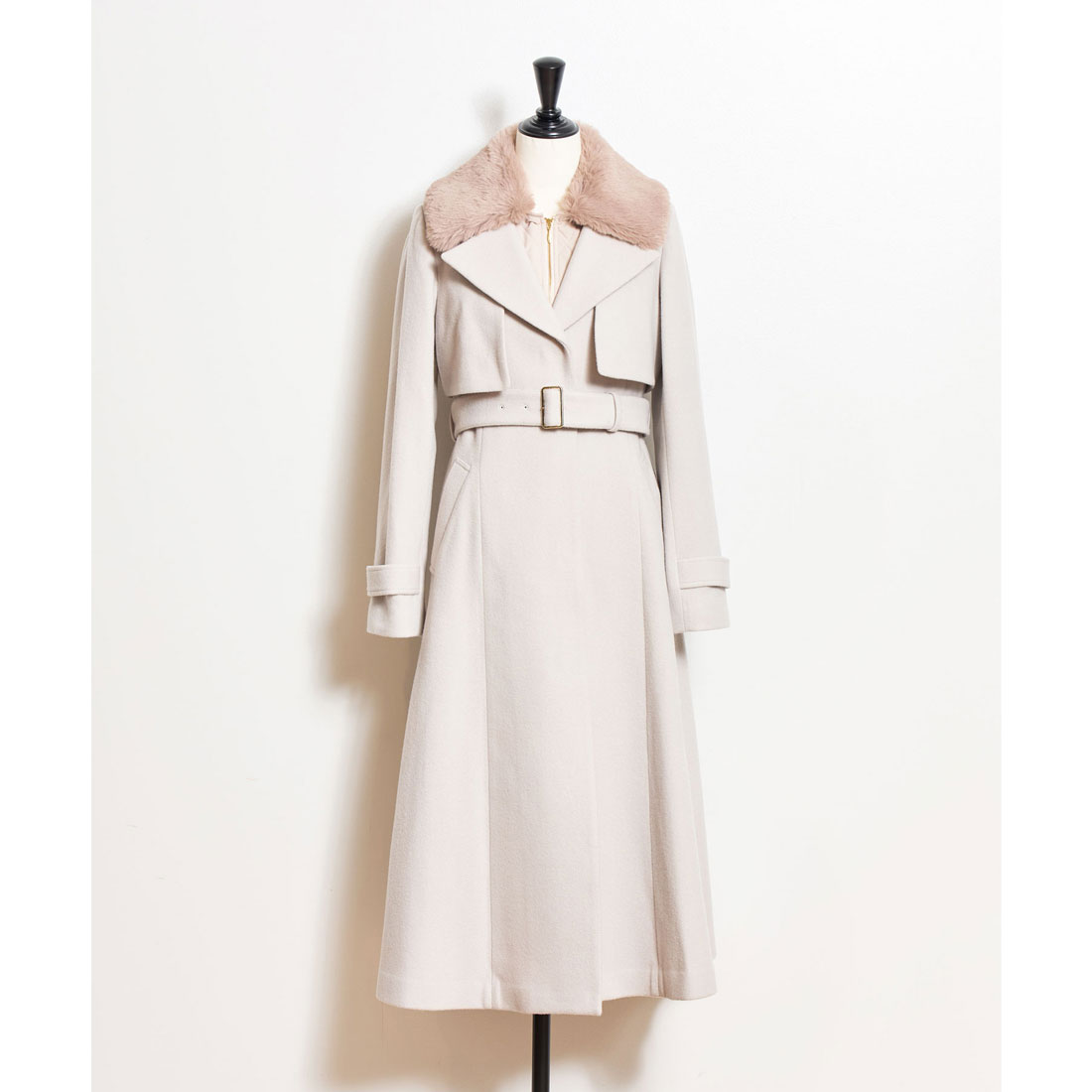 セール 40%OFF】ノエラ Noela ファー付マルチロングコート