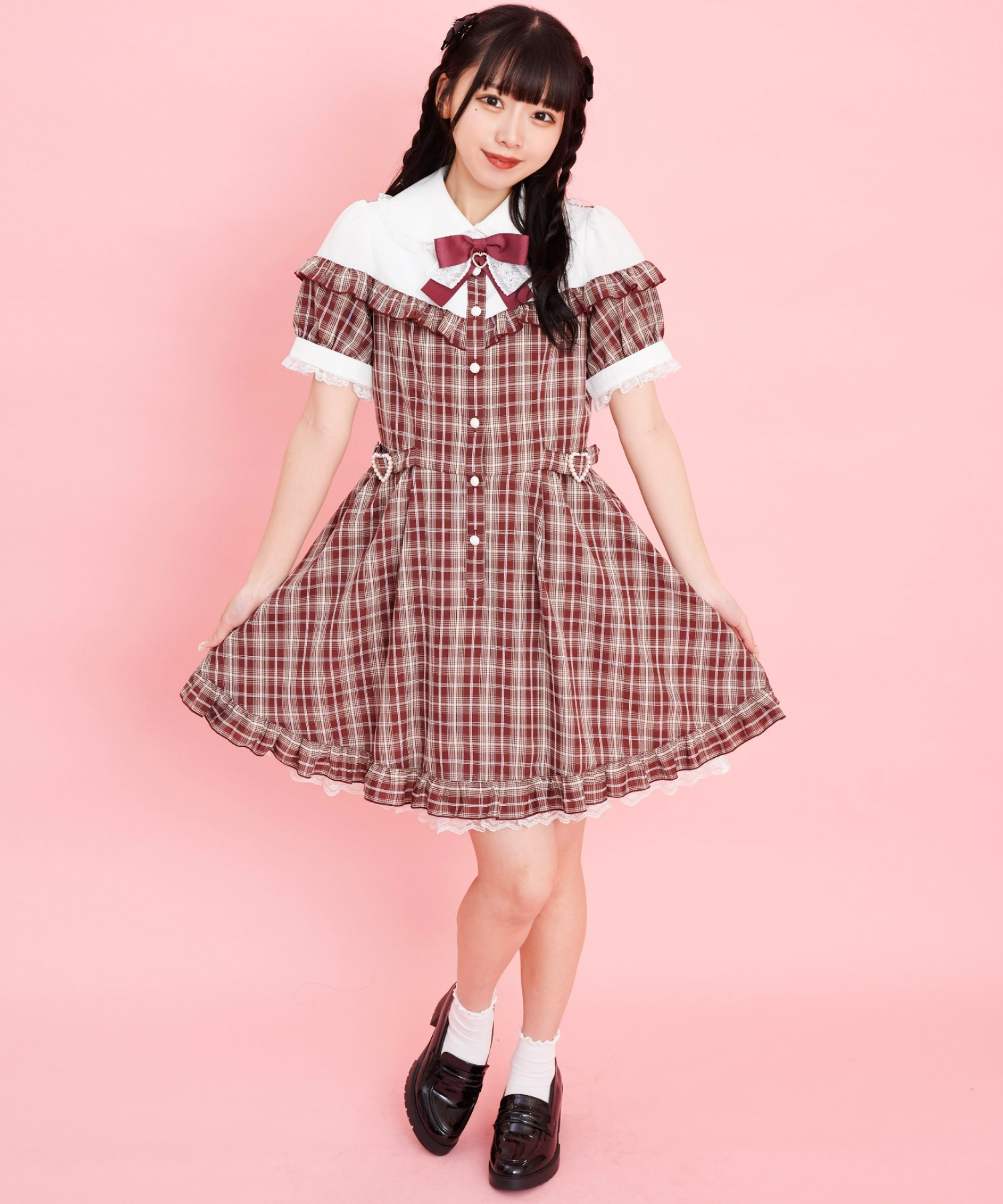 ⚠️明日まで⚠️Secret Honeyシークレットハニーワンピース　セットアップ シークレットハニー Secret Honey フロントレースアップ