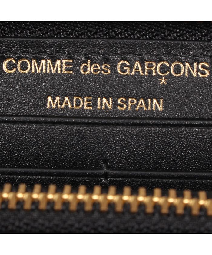 コムデギャルソン 長財布 新品未使用 メンズ レディース ラウンドジップ 黒色 COMME des GARCONS - コムデギャルソン／COMME des GARCONS 長
