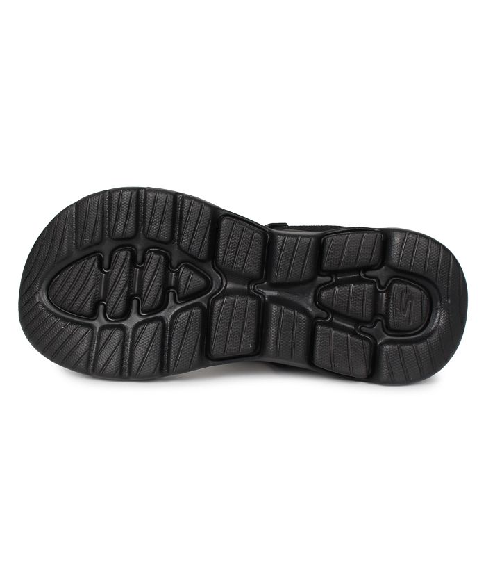 美品SKECHERS GO WALK スポーツサンダル ブラック27cm メンズ スケッチャーズ SKECHERS ゴーウォーク サンダル スポーツ