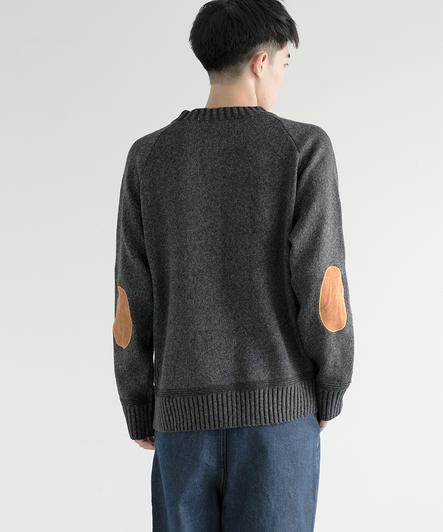 MB LIMITED エルボーパッチVネックニット Maison Margiela - エルボーパッチ セーター / ニット