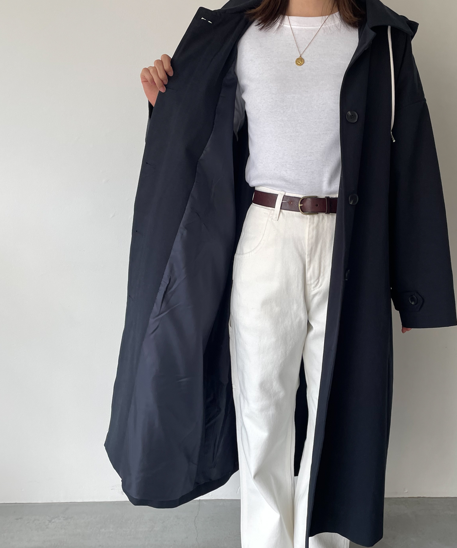 専用キャナルジーンEl mar(エルマール) 2wayフードトレンチコート CANAL JEAN（キャナルジーン）の「El mar(エルマール) 2way