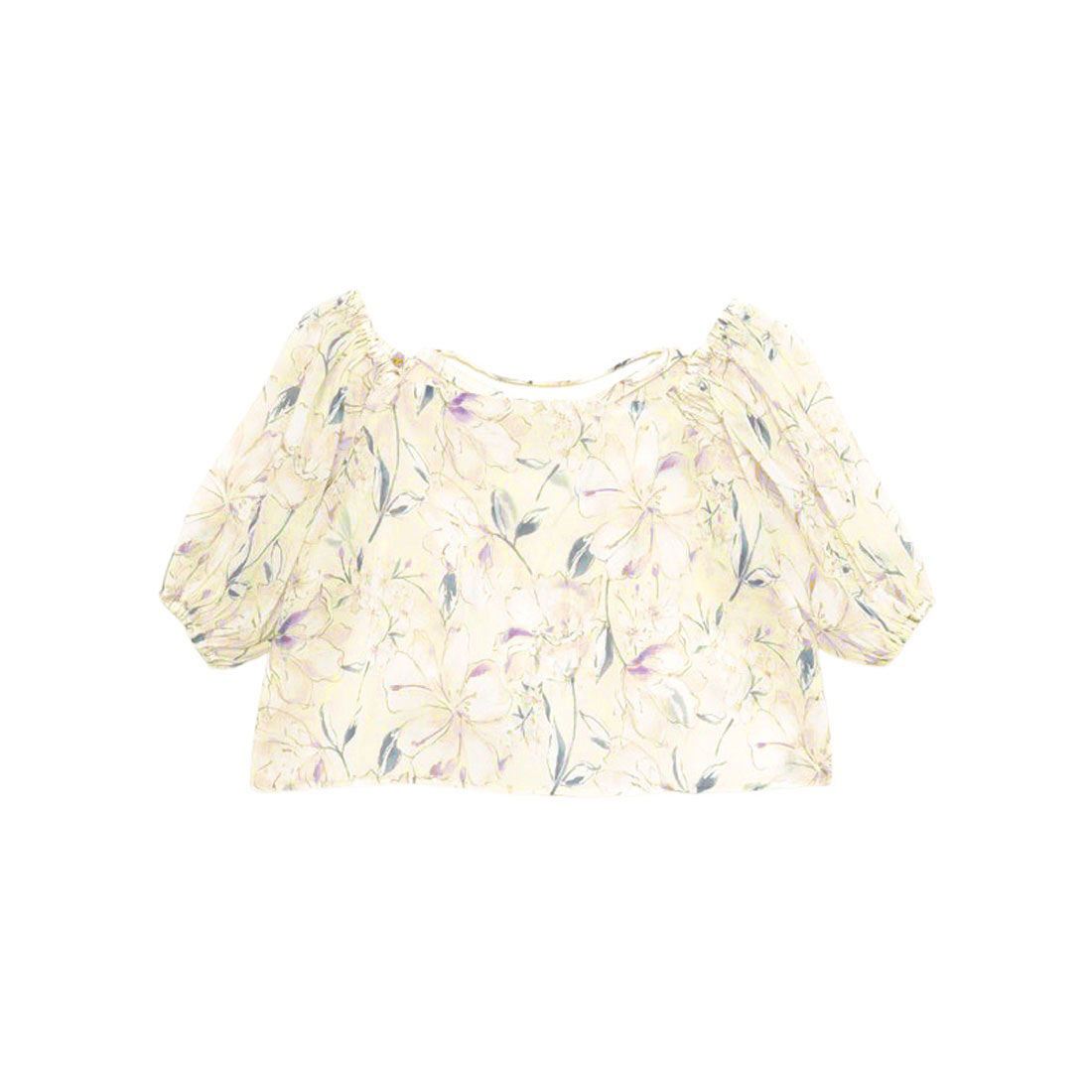 【激安通販 オンラインショップ】日用品 エイミーイストワール flowerシアートップス Effie istoire eimy トップス