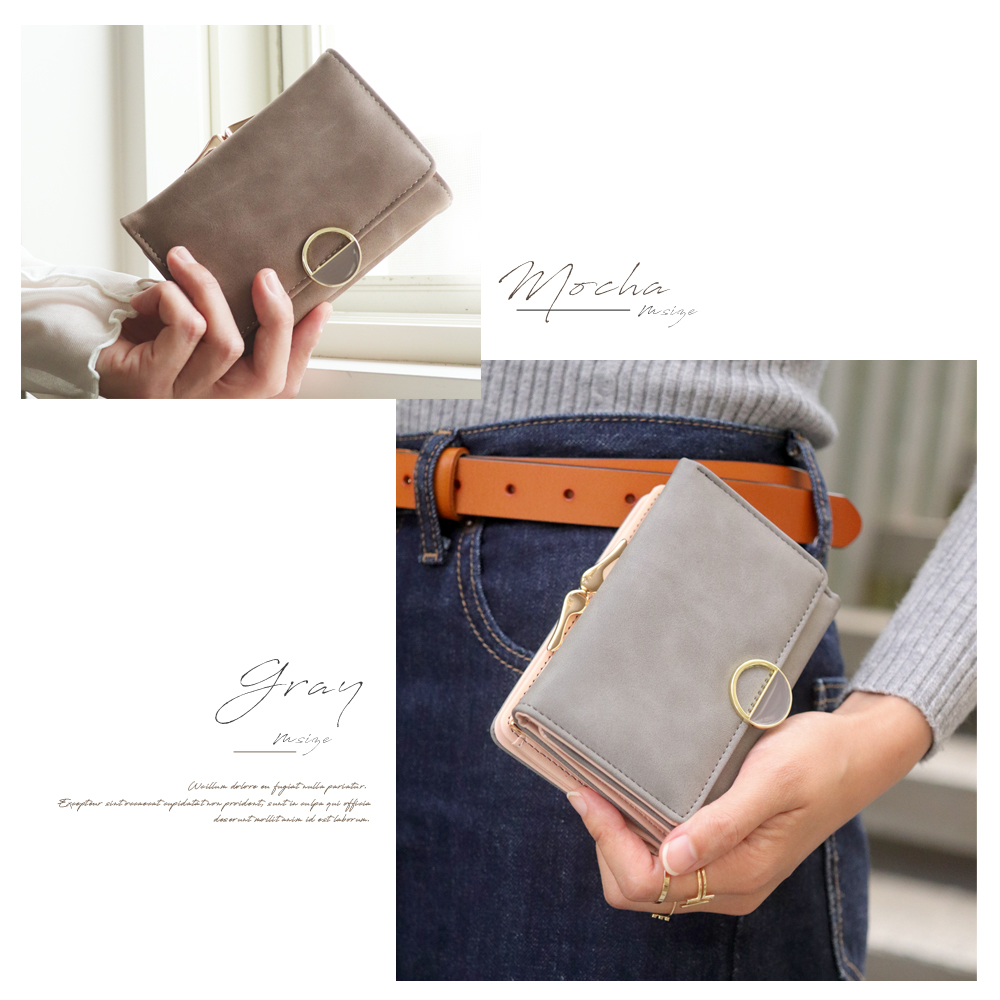 ハンドメイド②ラウンドタイプ&ハーフ財布 さとー様 ハーフラウンドジップウォレット 二つ折り財布 SIXTEEN LEATHER