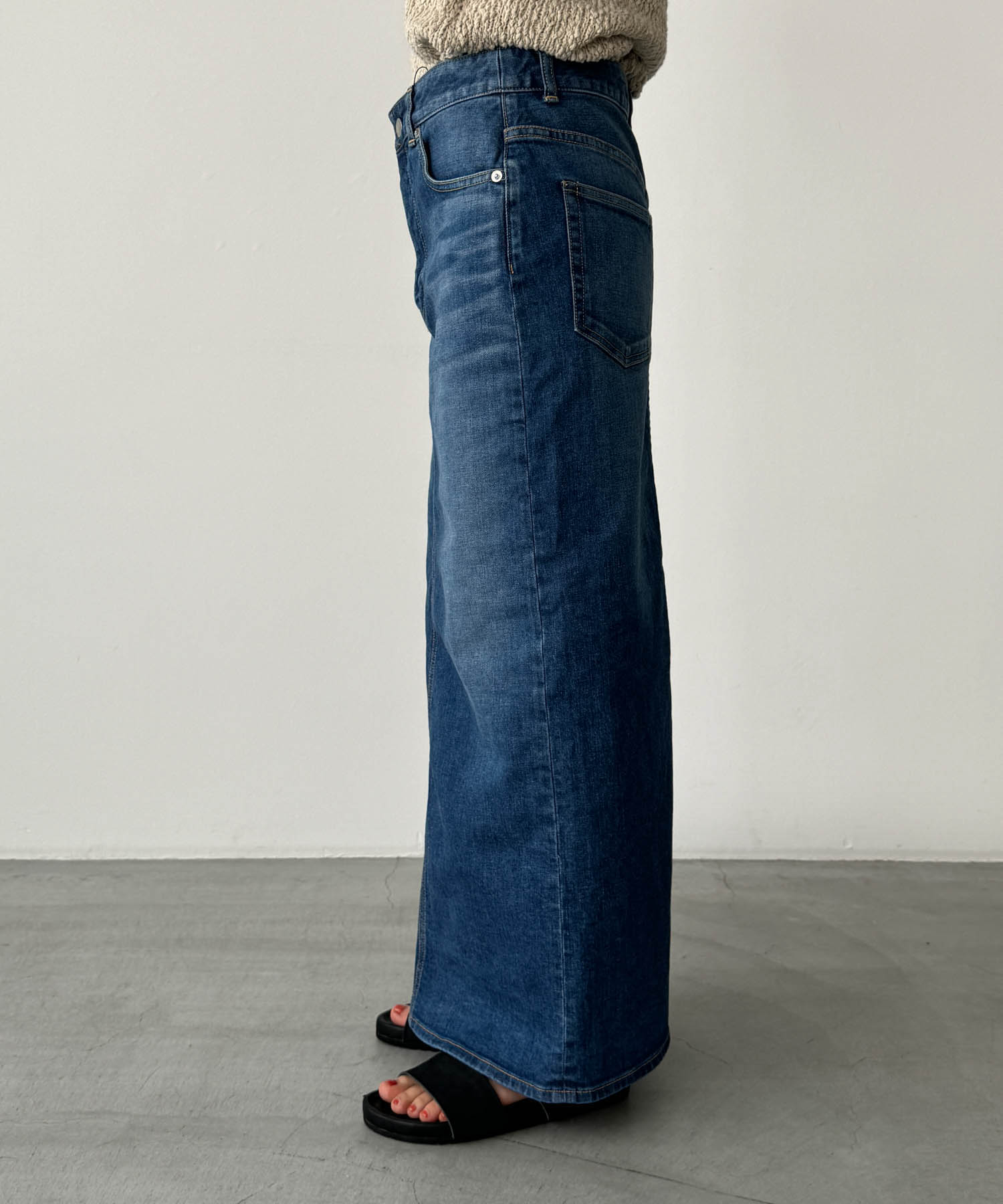 CANAL JEAN YA-YA デニムロングスカート ¥19,800