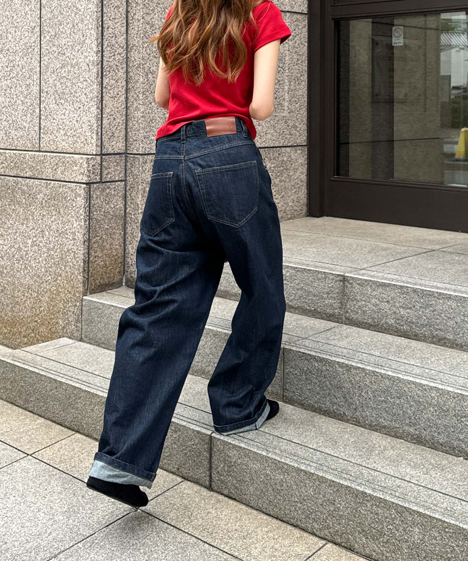 CANAL JEAN choice_cnl テーパードデニムパンツ CANAL JEAN（キャナルジーン）の「choice_cnl テーパードデニム