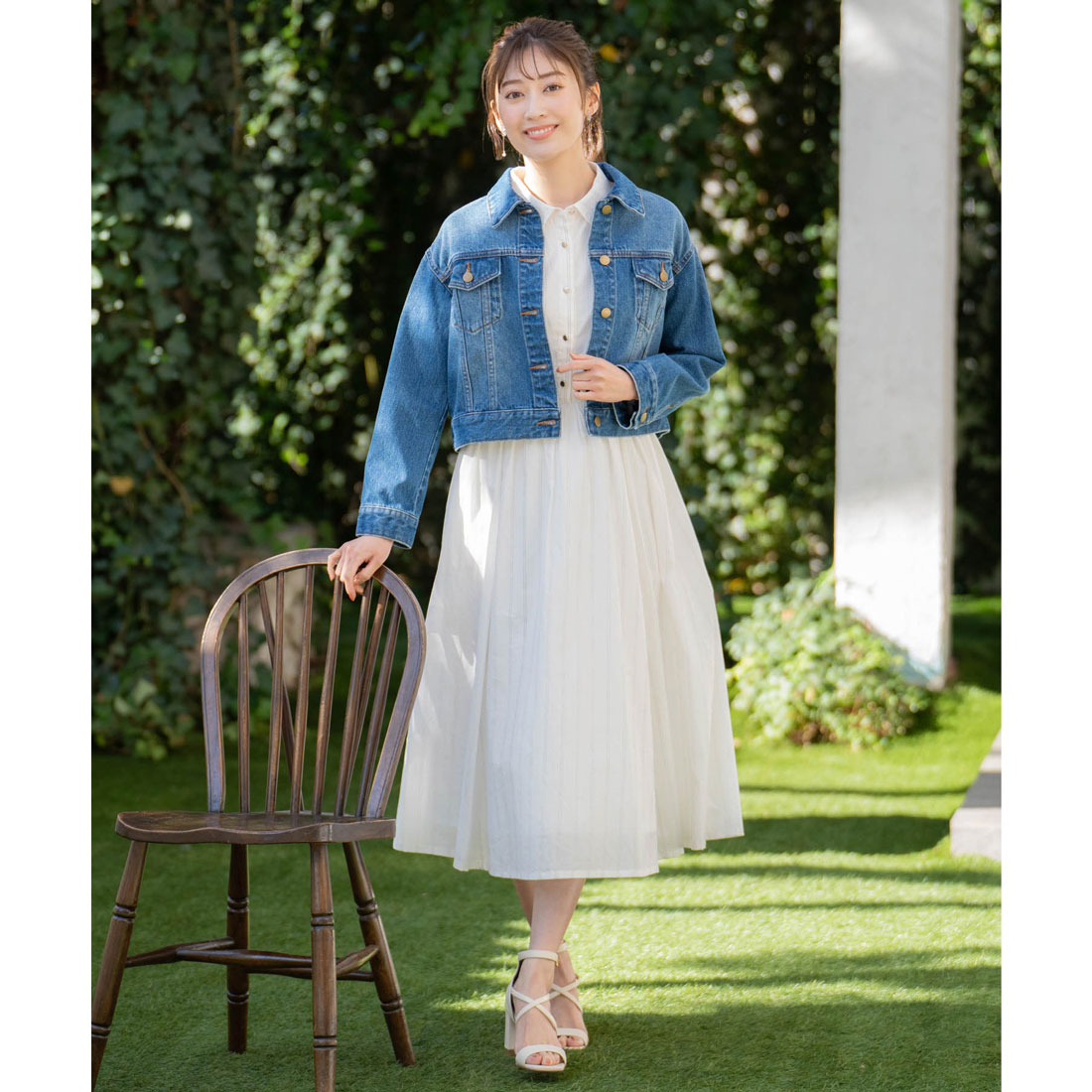 セール 70%OFF】ノエラ Noela フロッキーストライプワンピ