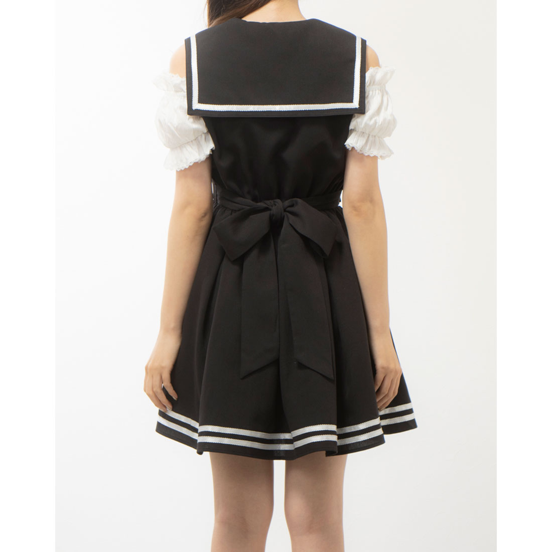 新品タグ付　匿名配送　シークレットハニー　セーラーコート　定価13200円　紺色 Secret Honey - シークレットハニー コート サイズ2 Mの通販 by