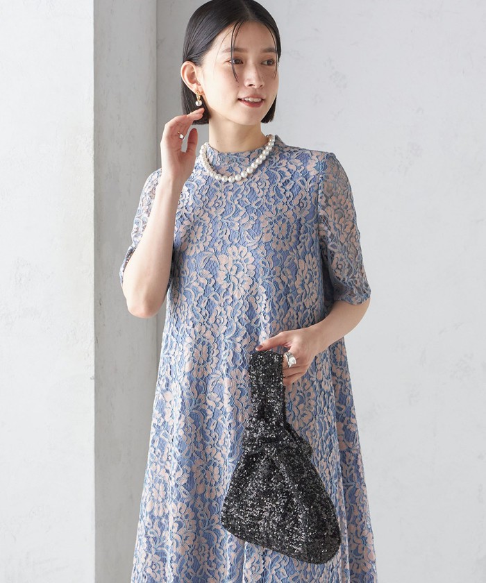 パイピングレースAラインドレス レディース kaene｜パイピングレースAラインドレス | Rakuten Fashion(楽天