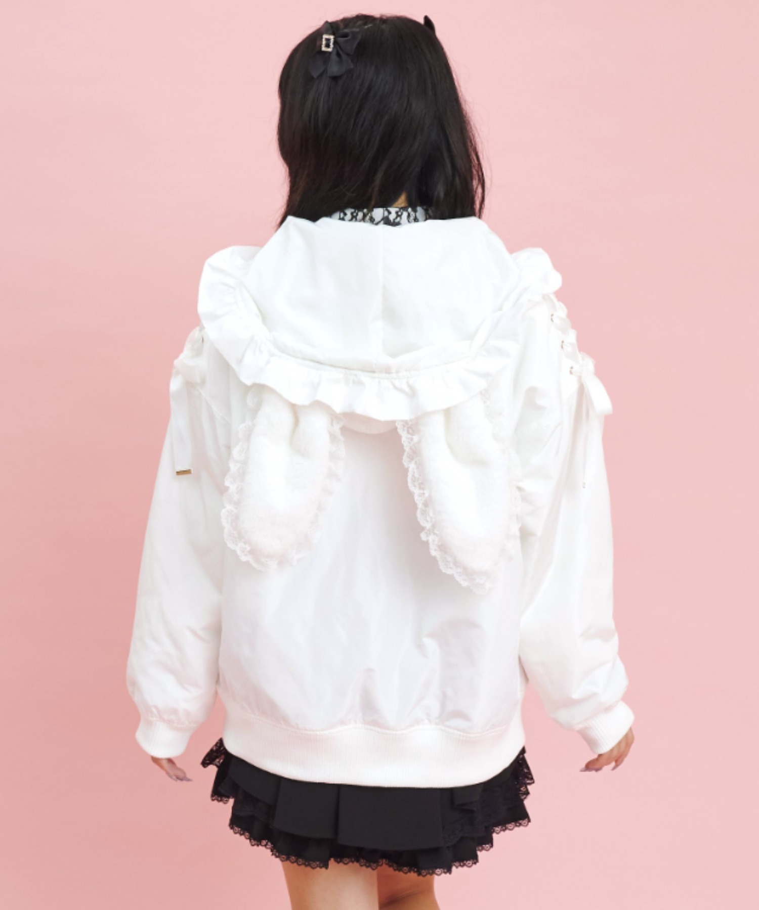 Secret Honey フリルフードブルゾン Secret Honey（シークレットハニー）の「フリルフードブルゾン