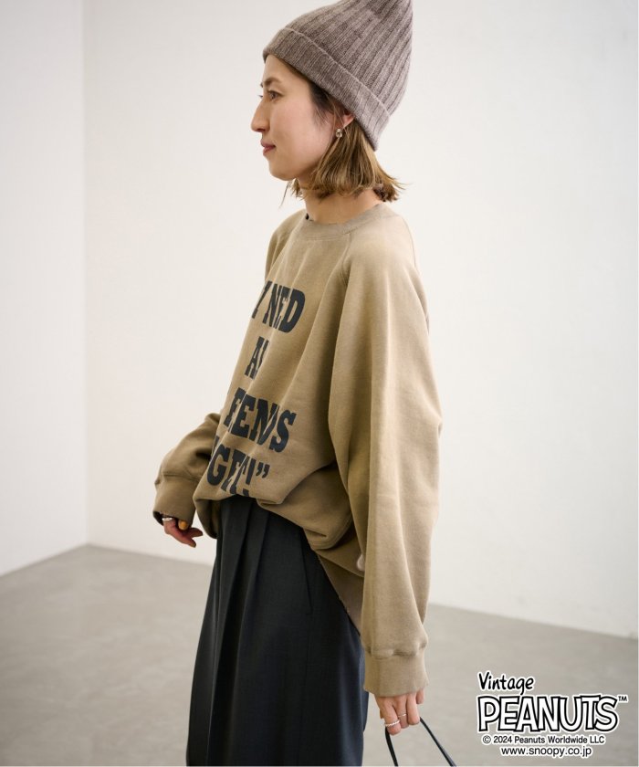MEAN MACHINE AGE 別注PEANUTS VTG CREW スウェット CHARLIE MEAN MACHINE AGE 別注PEANUTS VTG CREW スウェット CHARLIE