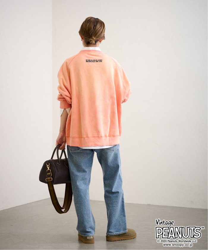 MEAN MACHINE AGE 別注PEANUTS VTG CREW スウェット CHARLIE MEAN MACHINE AGE 別注PEANUTS VTG CREW スウェット CHARLIE