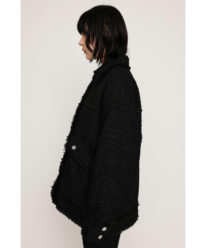 セール】CUT OFF TWEED OVER ブルゾン(507586442) | スライ(SLY