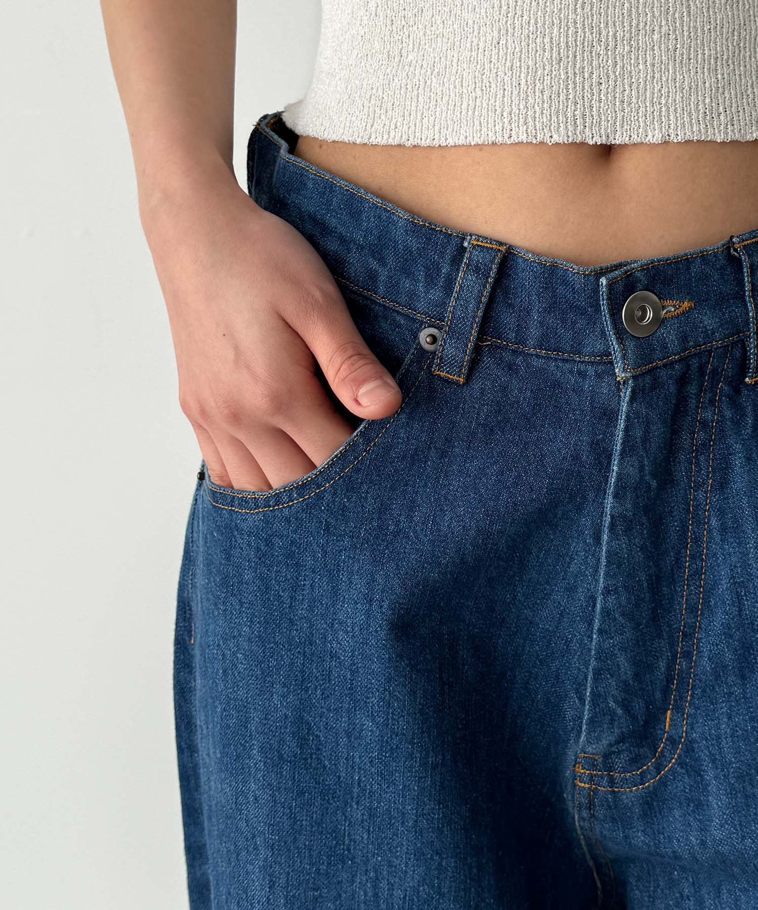 choice_cnl　テーパードデニムパンツ CANAL JEAN（キャナルジーン）の「choice_cnl テーパードデニム